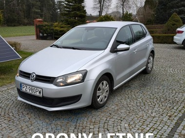 Volkswagen Polo V 5 drzwi, CLIMAtic, 2 kpl. opon, isofix, niski przebieg, nowe świece-1