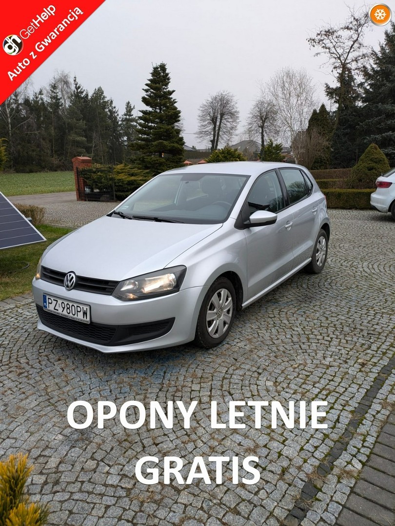 Volkswagen Polo V 5 drzwi, CLIMAtic, 2 kpl. opon, isofix, niski przebieg, nowe świece