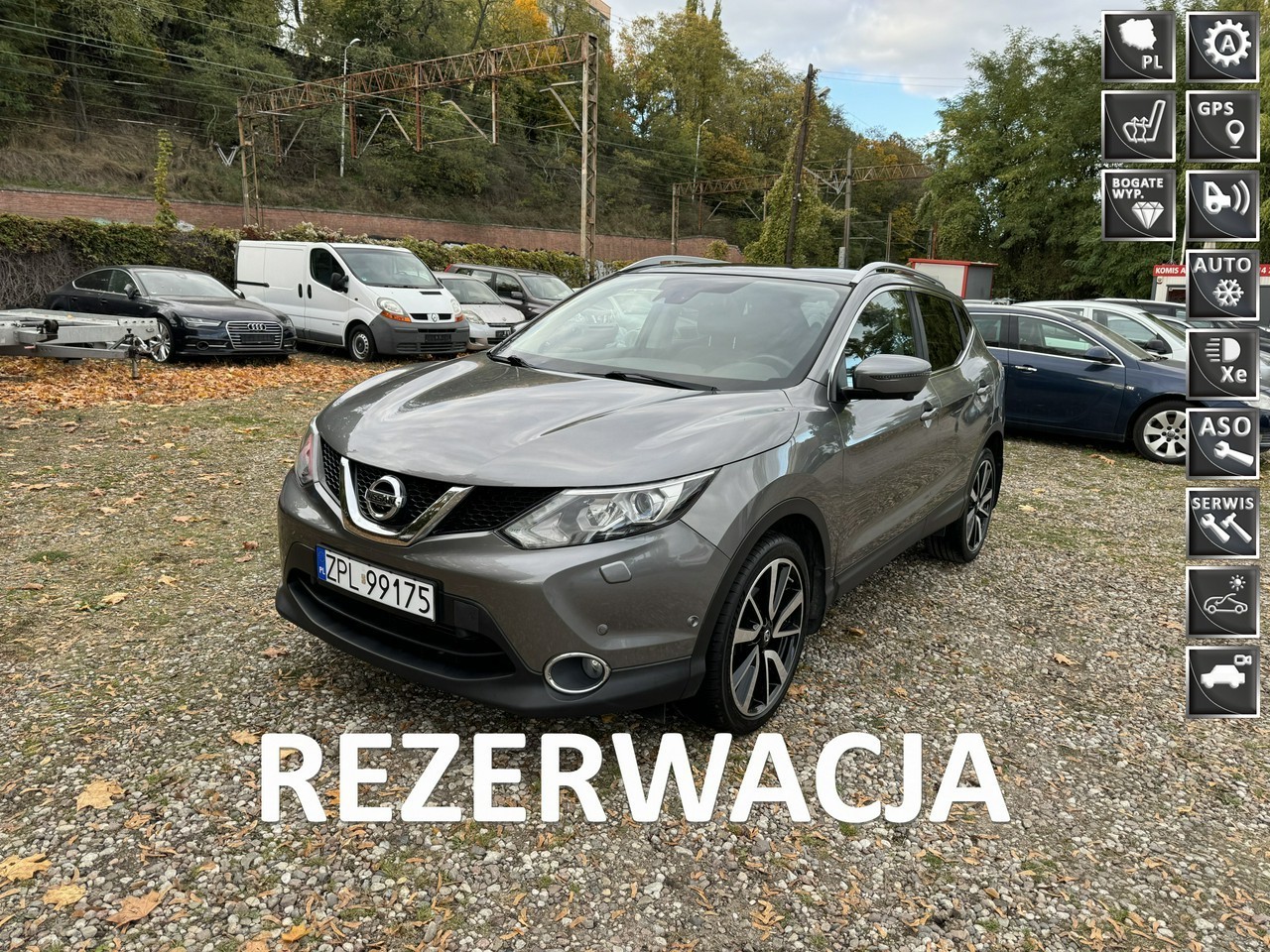 Nissan Qashqai II 1.2DIG-115km-AUTOMAT-Serwis-Keyles Go-Kamera 360-Navi-2 x PDC-Xenon