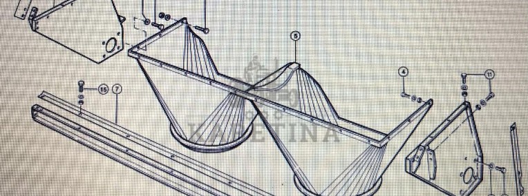 CLAAS 00 0739 838 2/Claas dżwigar poprzeczny/Claas Lexion 580 480-1