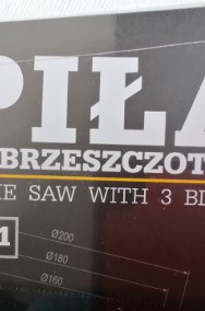 Piła ręczna z 3 brzeszczotami Nowa nierozpakowana -2