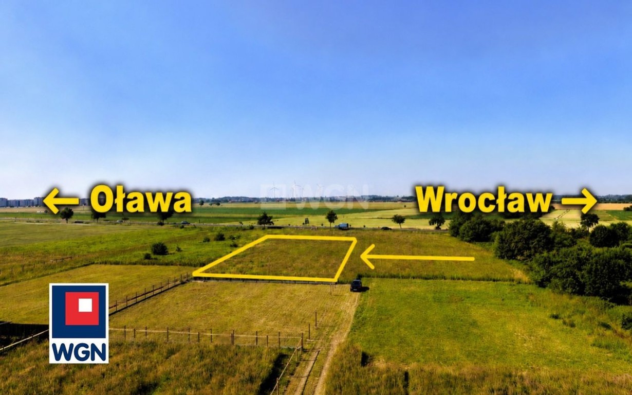 Działka na sprzedaż, 1025 m², Oława Stanowice, Oława