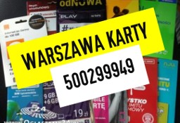 Karty sim WARSZAWA Anonimowe Zarejestrowane startery REJESTRACJA KART