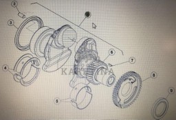 CLAAS Celtis - wał korbowy Ceres 355-325X Ares 566-546 Ergos 466-436 John Deere