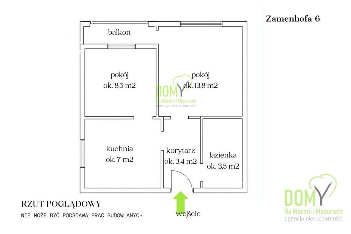 2 oddzielne pokoje - 1 piętro, duża loggia Zatorze - Widok 3