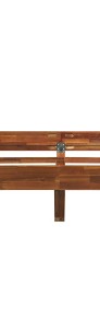 vidaXL Rama łóżka, lite drewno akacjowe, 140 x 200 cm288312-3