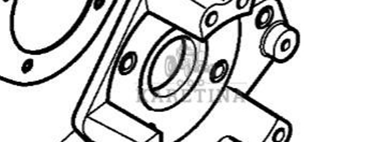 Massey Ferguson 7718S 7718 S 1804A DYNA 6 Obudowa Mechanizmu Różnicowego CZĘŚCI 4301714M2-1