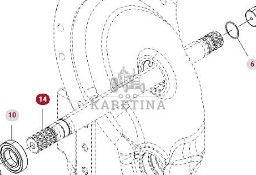 Fendt 930 933 936 939 942 Vario Gen 6 Wał Napędowy CZĘŚCI H218PP0105010