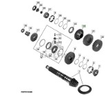 John Deere 7600 7700 7800 - koło zębate R94236 R158542