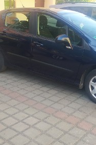 Peugeot 308 ciemnogranatowy, oryginalny lakier, szyby, felgi....-2