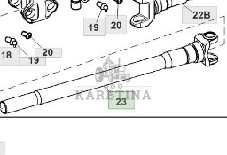 John Deere 7830 John Deere Przegub uniwersalny z wałem R153305