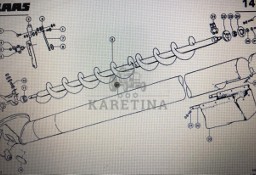 Zbiornik ziarna rura rozładowcza Claas Mega 370-340 Nr kat. 543 729 2 Nr kat. 543 729 2
