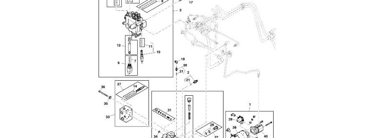 John Deere 9470RX - Silnik hydrauliczny AT186663 (Kierowanie)-1