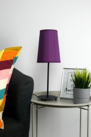 Lampa biurkowa VINSA klasyczny modny kolor fioletowy-3