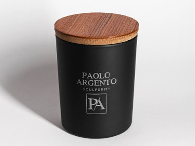 Świeca Sojowa Paolo Argento NERO Lusso Cilindro-1