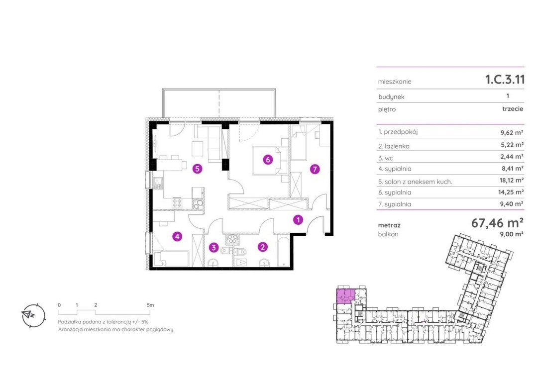 Komfortowe Mieszkanie, 4 Pokoje, Smart Home – pohled 3