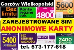 Anonimowe karty telefoniczne SIM zarejestrowane prepid SIM Gorzów Wielkopolski