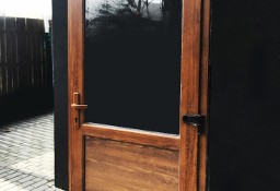 nowe PCV drzwi 100x210 biurowe,sklepowe, w kolorze Złoty Dąb