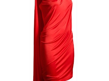 Sukienka H&M Versace 36 S czerwona mini cyrkonie elegancka -1
