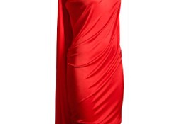 Sukienka H&M Versace 36 S czerwona mini cyrkonie elegancka 