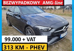 Mercedes C300e 313KM PLUG-IN Bezwypadkowy AMG-line 2023r