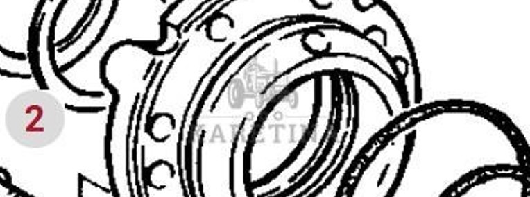 Fendt Favorit 514 Pokrywa Łożyska CZĘŚCI 199110010040-1