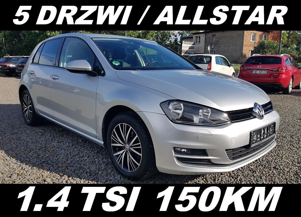 Volkswagen Golf VII 150KM 5 DRZWI Gwarancja NAVI Climatronic 2xPDC Tempomat