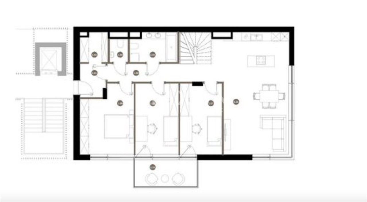 Apartament w domu dwurodzinnym z dużym tarasem - Widok 4