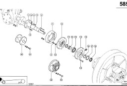 Claas Lexion 580 WAŁEK KOŁNIERZA 0006449750 (Hybryda-przekładnia regulacyjna)
