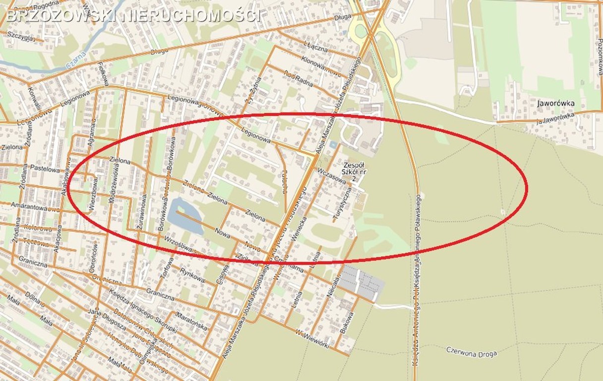 Marki, 2507 m², MPZP, zabudowa wolnostojąca, wołomiński