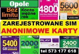 Zarejestrowane karty SIM startery polskie prepaid do telefonu dzialajace Opole