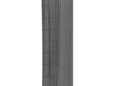 vidaXL Ogrodzenie dwustronne, 110 x 300 cm, szare-1