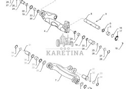 New Holland T6090 T6070 Ramię 87406431