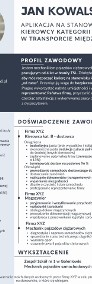 Prof. pisanie CV / cała Polska / zapłata po / 4 gwarancje/ bezpł. konsultacja CV-4