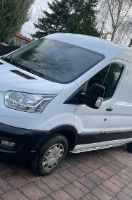 Ford Transit 130KM 2022Rok Klima Tempomat Bogata Opcja Pełen Serwis 1Reka LED!-2