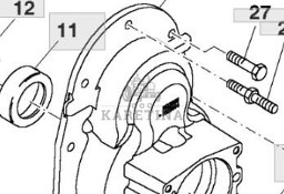 John Deere 8360R Obudowa Wyjścia Wałka WOM Korpus WOM CZĘŚCI R214264