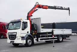 DAF LF 55 LF 260 / ACC / SKRZYNIOWY + HDS / HYVA HC-183 / PILOT / ROTATOR / WIDŁY