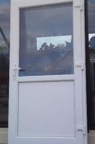 	 nowe drzwi PVC 100x200 wejściowe sklepowe biurowe od ręki -2