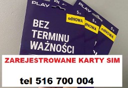 Zarejestrowane karty SIM polskie startery telefoniczne działające prepaid 