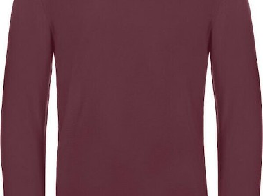 T shirt longsleeve (z długimi rękawami) kolor burgund B&C (CH Land Warszawa)-1