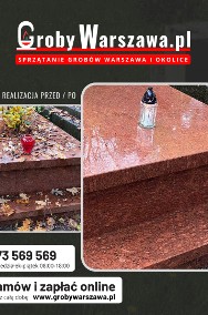 Sprzątanie grobów Cmentarz Południowy Warszawa Antoninów, opieka nad grobami-2