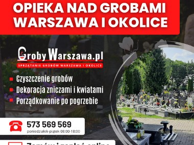 Sprzątanie grobów Cmentarz Południowy Warszawa Antoninów, opieka nad grobami-1