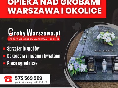 Sprzątanie grobów Cmentarz Południowy Warszawa Antoninów, opieka nad grobami-1