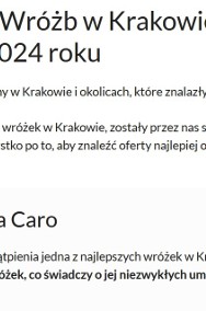 Wróżka Elżbieta Caro - I miejsce w rankingu wróżek w Krakowie-2