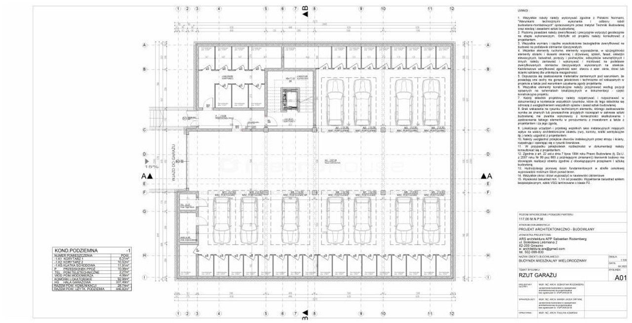 25apartamentów,PUM1336,75 m²,działka +pozwoleniem - Widok 5