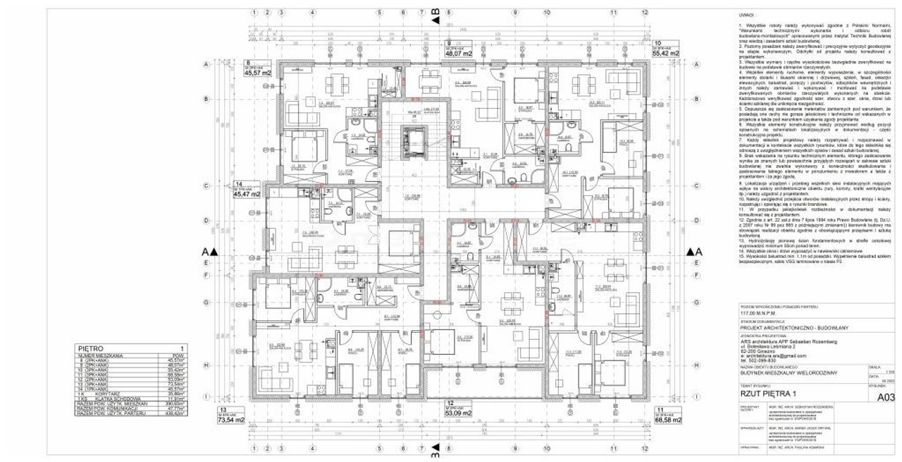 25apartamentów,PUM1336,75 m²,działka +pozwoleniem - Więcej