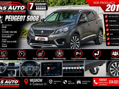 Peugeot 5008 II 1,5HDi 130KM Allure/7Foteli/Navi/Ledy/Tempomat/Virtual/Hak/Serwis-1