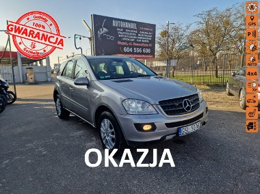 Mercedes-Benz Klasa ML W164 3.0 CDI 224 KM, 4-Matic, Automat, Klimatyzacja, Pneumatyka, Skóra-1