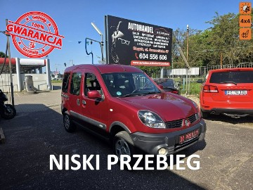 Renault Kangoo I 1.6 Benzyna 95 KM, 4x4, Klima, Grzane Fotele, El. Szyby i Lusterka,H