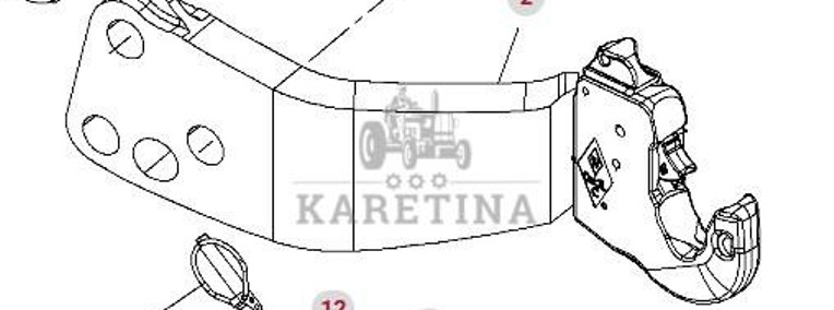 Fendt Vario 1038 1042 1046 1050 GEN 3 Ramię Sterujące Przedniego TUZ PRAWE LEWE-1